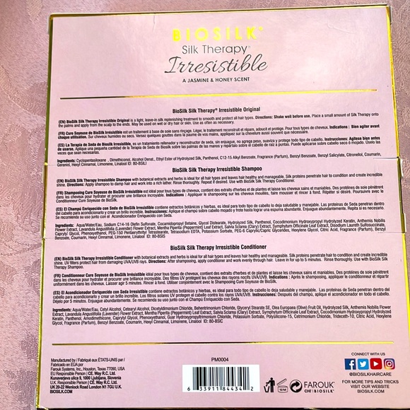 COPY - BIOSILK silk therapy Irresistible a jazmine & honey scent - Picture 3 of 6